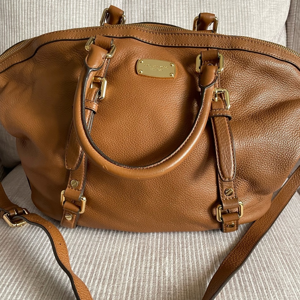 Michael Kors Brown Leather Satchel